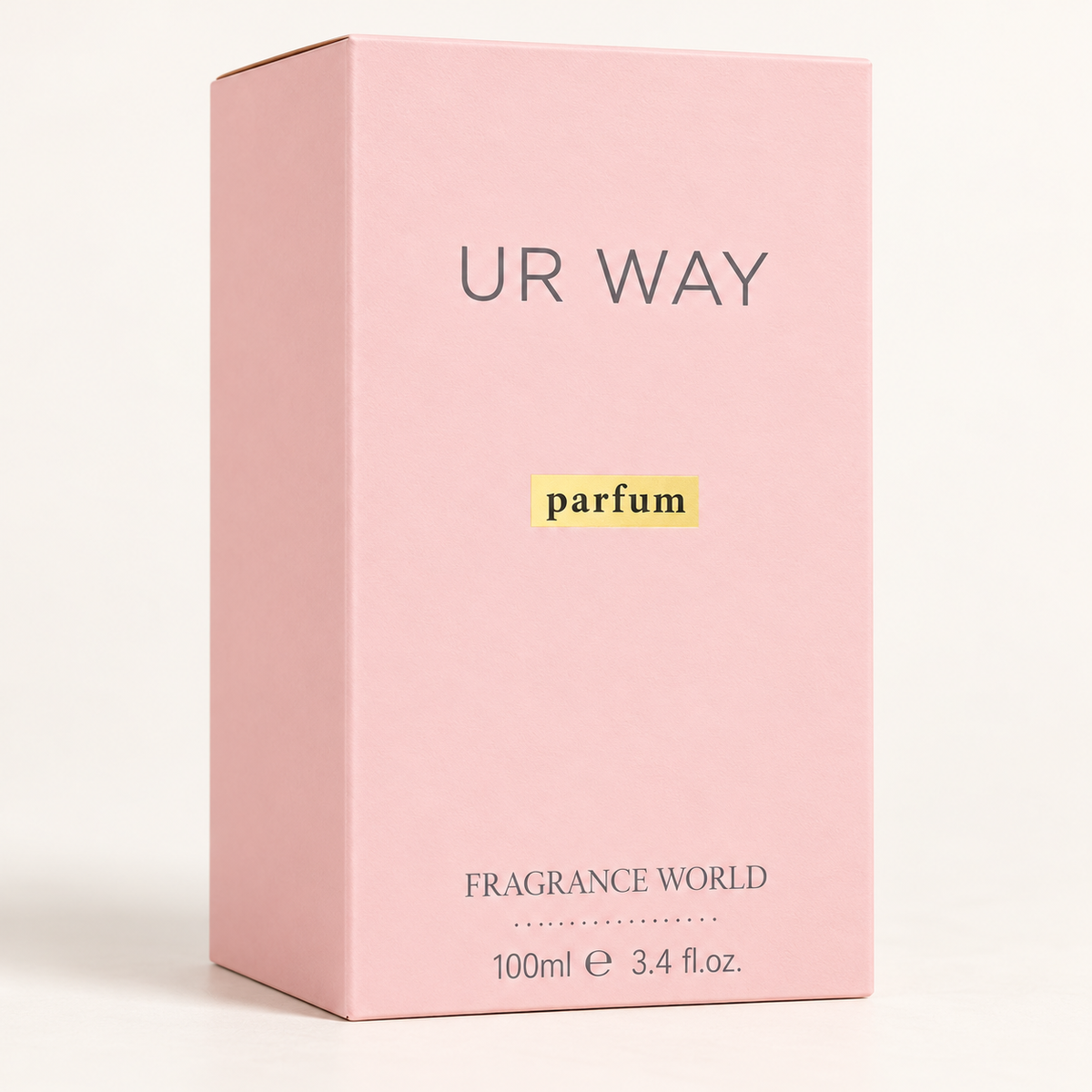 Original pink Fragrance World Ur Way Parfum 100ml box