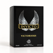 Fragrance World Invicto Victorious 100ml original retail box only in studio lighting