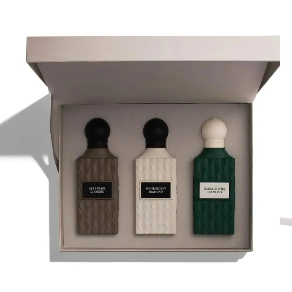 Grey Wish Set 1 (3x75ml) Ibrahim Al Qurashi (IBRAQ)
