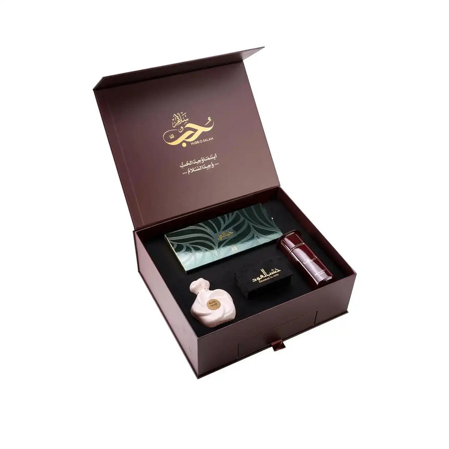 Hubb-O-Salam gift set by Ahmed Al Maghribi for special occasions