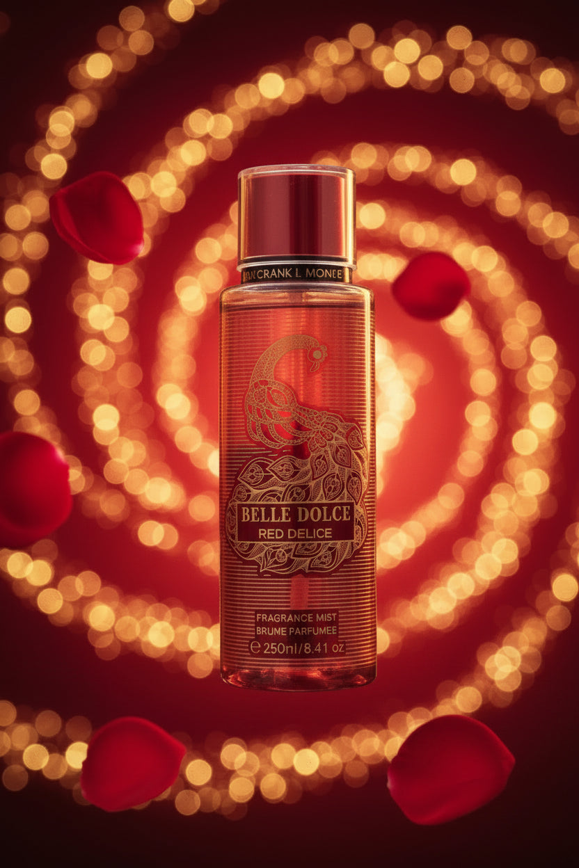 Belle Dolce Red Delice Fragrance Body Mist 250ml by Fragrance World