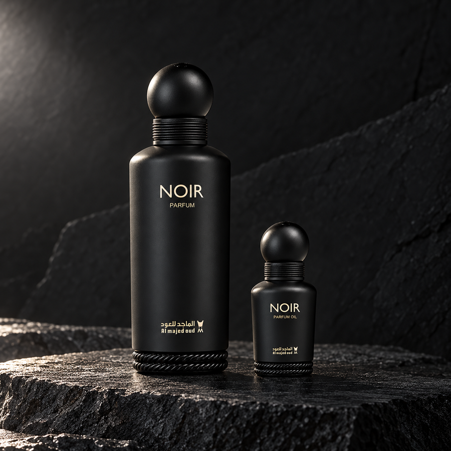 Al Majed Oud Noir Gift Set – Parfum 150ml + Perfume Oil 15ml