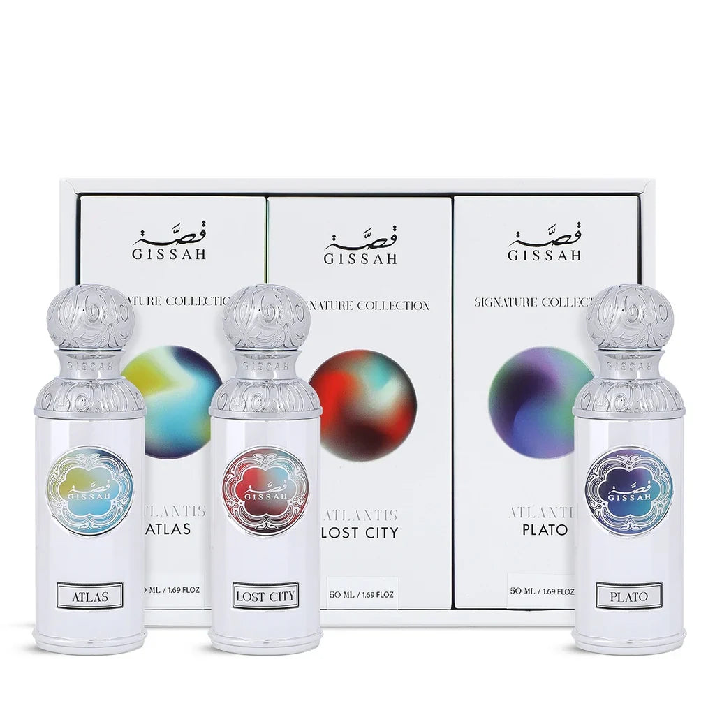 Gissah Atlantis 3x50ml EDP - Captivating Fragrance Experience