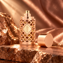Ard Al Zaafaran Jazzab Rose Gold Eau de Parfum 100ml – cinematic product photograph