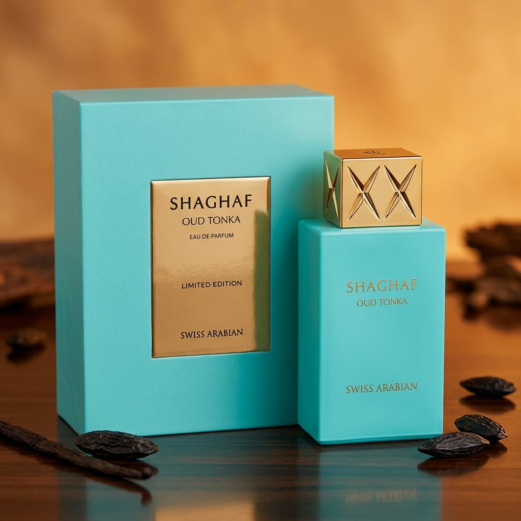 Swiss Arabian Shaghaf Oud Tonka EDP 75ml | Almond & Vanilla